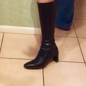 Women’s Black Calf Boots by Ann Taylor Loft